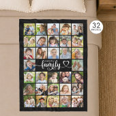 Moderne Familie 32 Fotos Script Herzname Custom Fleecedecke