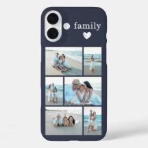 Moderne Familie 6 Foto Grau