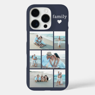 Moderne Familie 6 Foto Grau iPhone 16 Pro Hülle