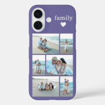 Moderne Familie 6 Foto Lila
