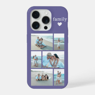 Moderne Familie 6 Foto Lila iPhone 15 Pro Hülle