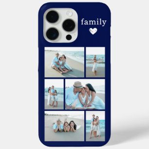 Moderne Familie 6 Foto Navy Blau Case-Mate iPhone Hülle
