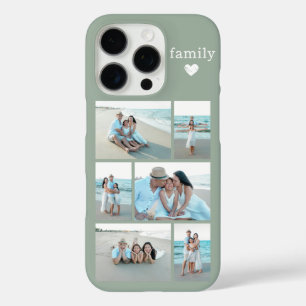 Moderne Familie 6 Foto Sagegrün iPhone 16 Pro Hülle