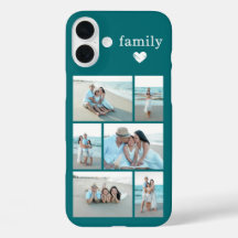 Moderne Familie 6 Foto Teal