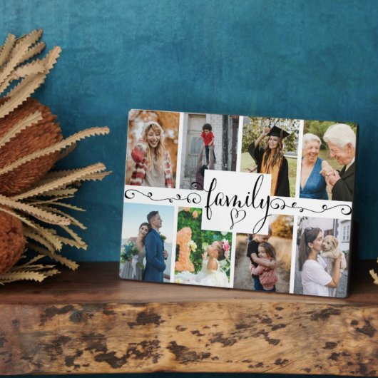 Moderne Familie 8 Foto Fotoplatte