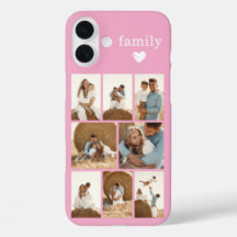 Moderne Familie 8 Foto Rosa