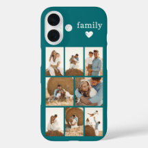 Moderne Familie 8 Foto Teal