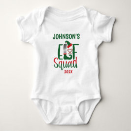 Moderne Familie Matching Elf Squad Weihnachten Baby Strampler