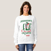 Moderne Familie Matching Elf Squad Weihnachten Sweatshirt (Vorne ganz)