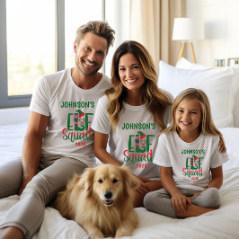 Moderne Familie Matching Elf Squad Weihnachten T-Shirt
