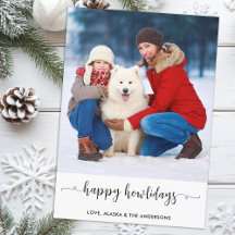 Moderne Familie mit individuellem Hunde-Foto - Fro