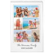 Moderne Familien-Foto-Collage Kalender (Titelbild)
