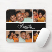 Moderne Familien-Foto-Collage-Mauspad Mousepad (Mit Mouse)