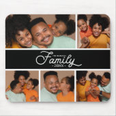 Moderne Familien-Foto-Collage-Mauspad Mousepad (Vorne)