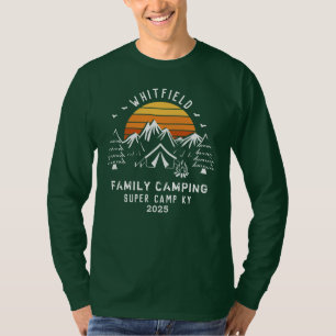 Moderne Familienferien Übereinstimmung Camping T-Shirt