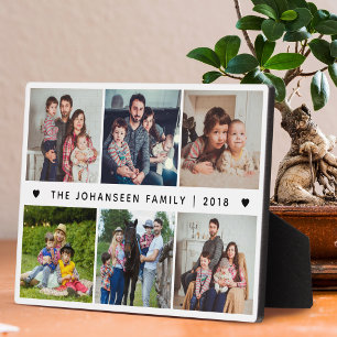 Moderne Familienfoto-Collage-Vorlage Süße Erinneru Fotoplatte