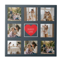 Moderne Familienfoto Personalisiert