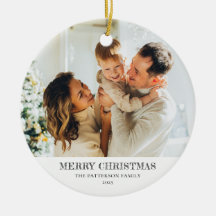 Moderne Familienfoto Weihnachten
