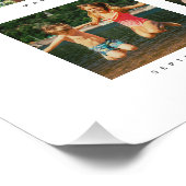 Moderne Familienfotografie-Collage - Kalender beib Poster (Ecke)