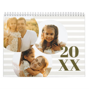 Moderne Familienfotos Kalender