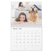 Moderne Familienfreundliche Personalisierte Fotos  Kalender (Feb 2026)