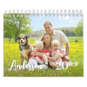 Moderne Familienfreundliche Personalisierte Fotos  Kalender (Titelbild)