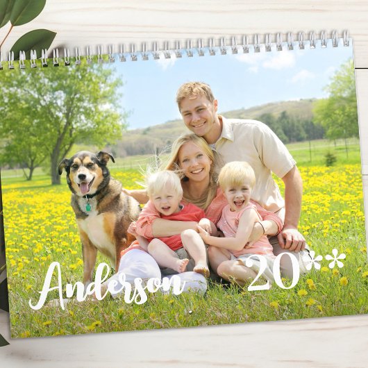 Moderne Familienfreundliche Personalisierte Fotos Kalender