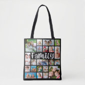 Moderne FAMILY 21 FotoCollage Custom Color Tasche (Vorderseite)