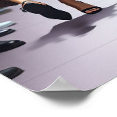 Moderne, fantasievolle Modedesigns Frauen druckbar Poster (Ecke)