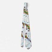 Moderne Fantasy Silk Print der Männer Krawatte (Rückseite)