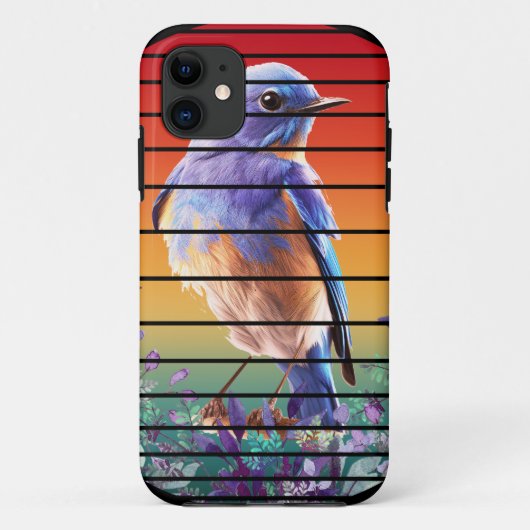 MODERNE FARBBIRD IN BLOSSOM SONNENGESCHMACK Case-Mate iPhone HÜLLE (Rückseite)