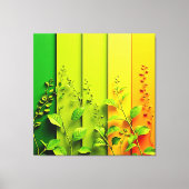 Moderne Farbblockart Leinwanddruck (Vorderseite)