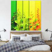 Moderne Farbblockart Leinwanddruck (Insitu (Schlafzimmer))