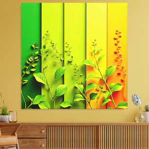 Moderne Farbblockart Leinwanddruck