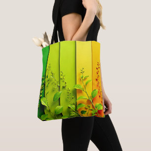 Moderne Farbblockart Tasche