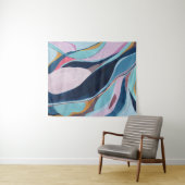 Moderne Farbblöcke Abstrakt Art Tapestes Wandteppich (Beispiel (Horizontal))