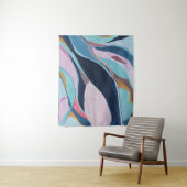 Moderne Farbblöcke Abstrakt Art Tapestes Wandteppich (Beispiel)