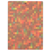 Moderne Farbblöcke Klemmbrett (Rückseite)