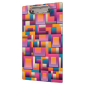 Moderne Farbblöcke Klemmbrett (Links)