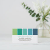 Moderne Farbblöcke Visitenkarte (Stehend Vorderseite)