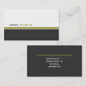 Moderne Farbe 3 Visitenkarte (Vorne/Hinten)