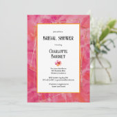 Moderne Farbe Einladung (Stehend Vorderseite)