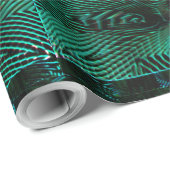 MODERNE FARBE GRÜN GESCHENKPAPIER (Rolleneckpunkt)