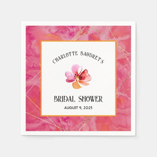 Moderne Farbe Serviette (Vorderseite)