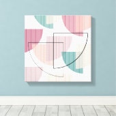 Moderne Farben aus dem Mittelalter Leinwanddruck (Insitu (Holzboden))