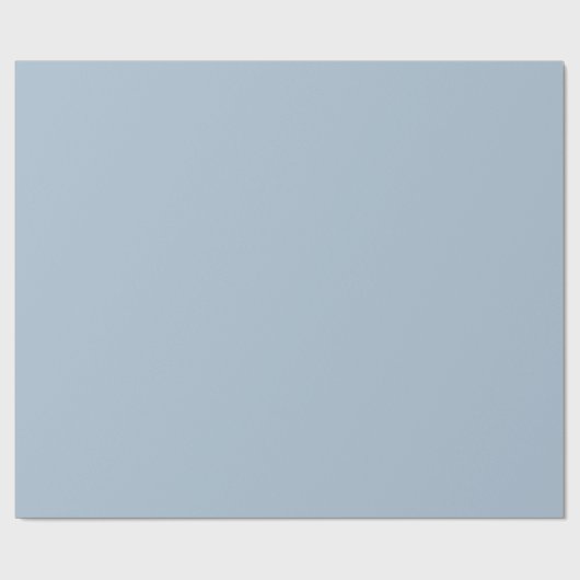 Moderne Farben Breezy Baby Blue Wrapping Papier Ro Geschenkpapier (Flach)