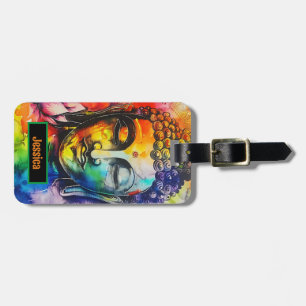 Moderne Farben Buddha Wasserfarbe Gepäckanhänger