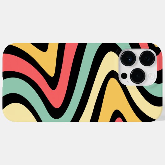 Moderne Farben Case-Mate iPhone Hülle (Rückseite (Horizontal))