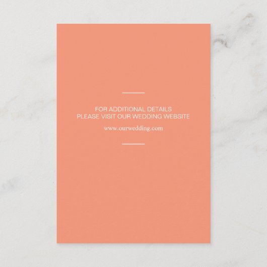 Moderne Farben Collage, Unterkunft Begleitkarte (Rückseite)