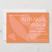 Moderne Farben Collors Probe Dinner Einladung (Vorderseite)